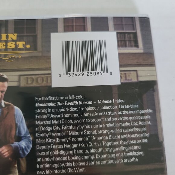Gunsmoke DVD: The Twelfth Season, Vol. 1 2016 4-Disc Set - Picture 5 of 13